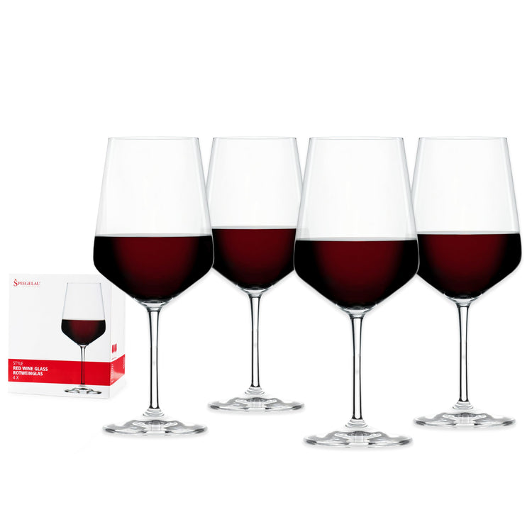 Style Red Wine Glasses Set of 4 (4 Count)