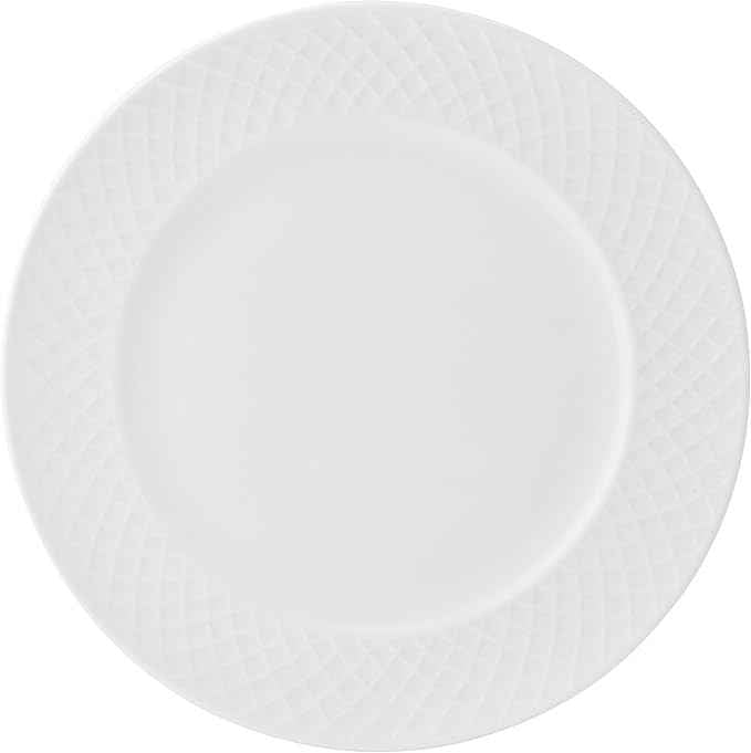 Mikasa Trellis Bone China Lightweight Chip Resistant 40 Piece Dinnerware Set, Service for 8