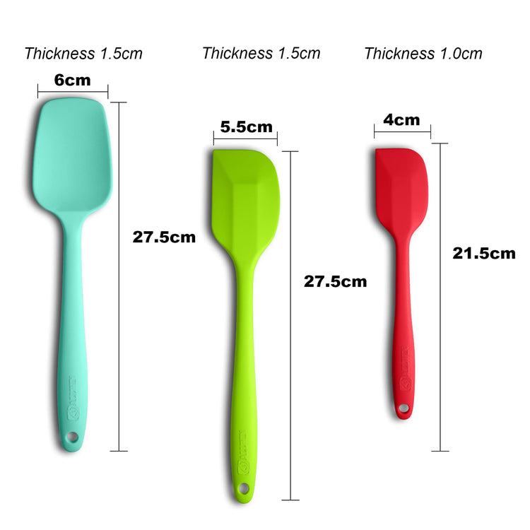 3 Piece Silicone Spatula Set (3 Count)