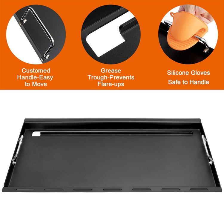 Full Size Griddle Inserts for Weber Genesis II 400 Series Gas Grills