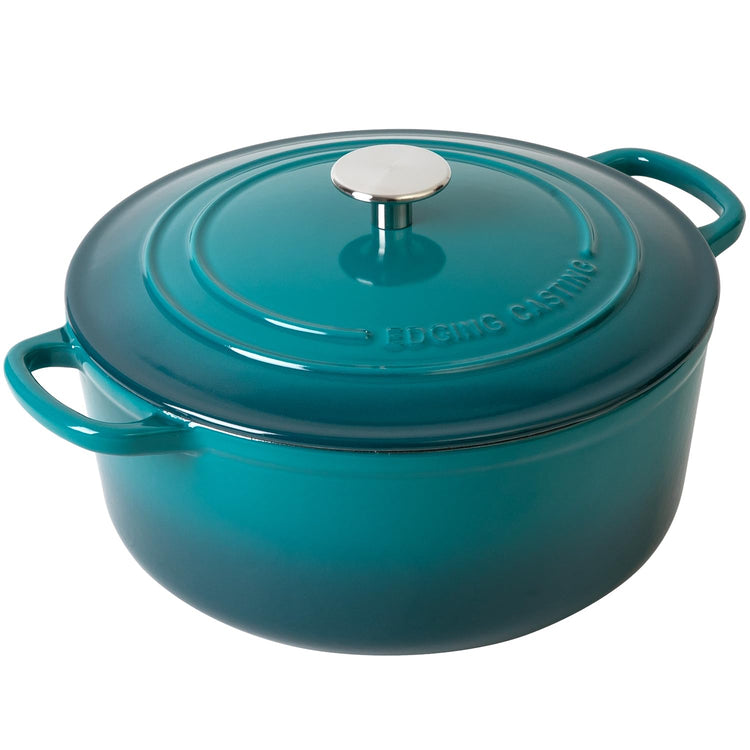 Enameled Cast Iron Dutch Oven Pot with Lid for Bread Baking
