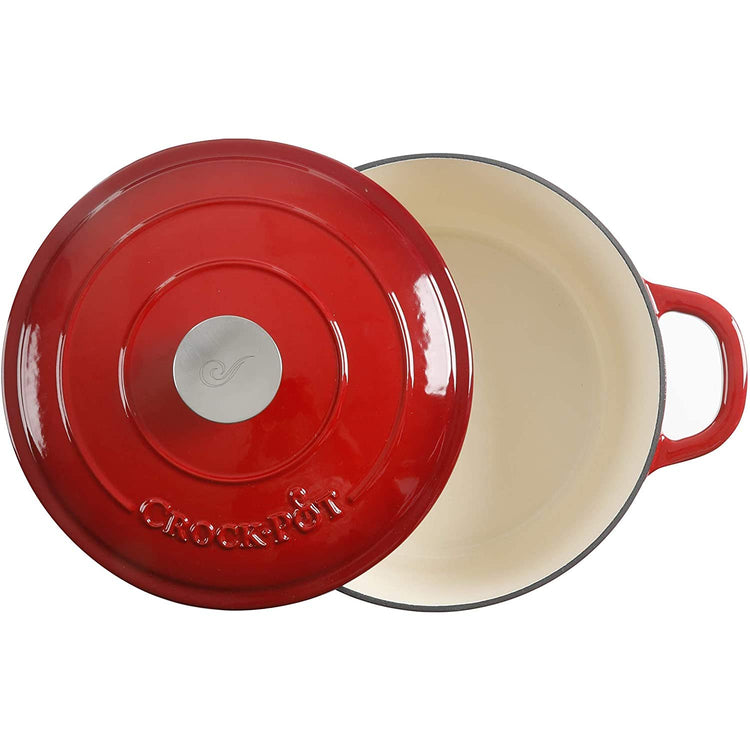 Artisan 3 Quart Round Enameled Cast Iron Dutch Oven