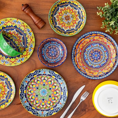 16 Pieces Plates and Bowls Set (Service for 4 (16 PCS))