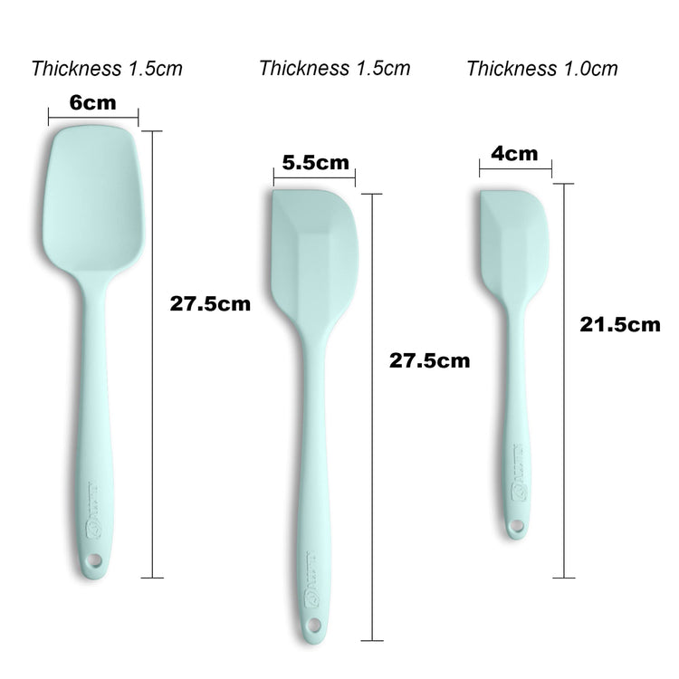 3 Piece Silicone Spatula Set