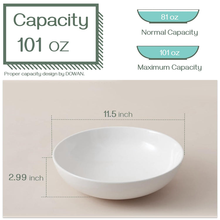 11.5" Large Serving Bowls (2 Count)