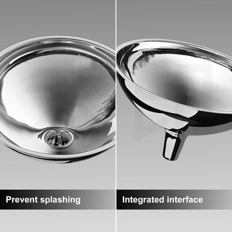 Stainless Steel Large Funnel (5.7"" X 0.55"" Mouth), Metal Funnel for Bottle Filling, Food Funnel for Oil, Juice, Wine, Coffee, Honey, Milk(Without Filter)
