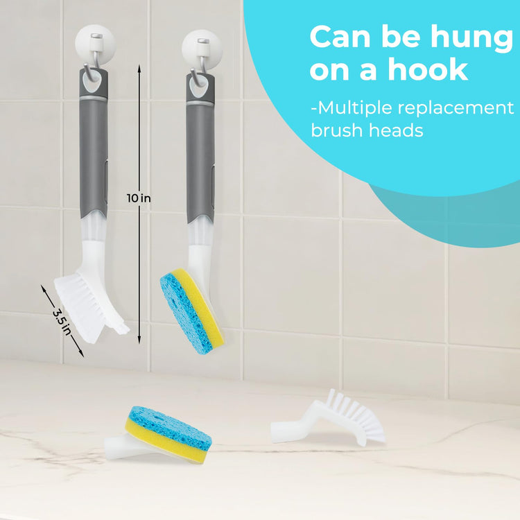 Dish Brush with soap Dispenser