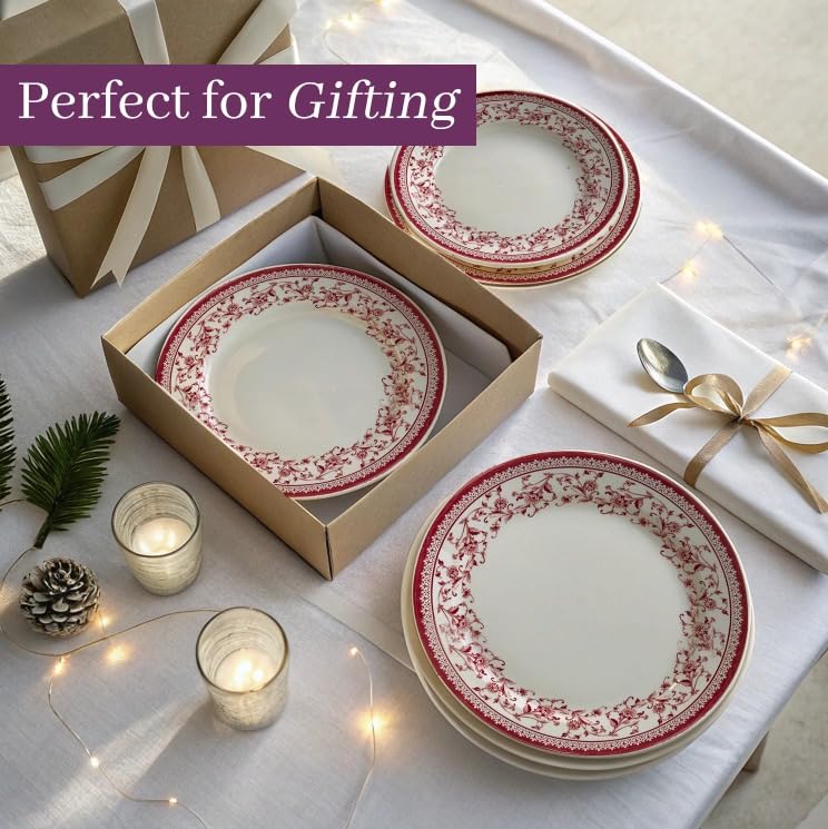 12 Piece Porcelain Dinnerware Set for 4