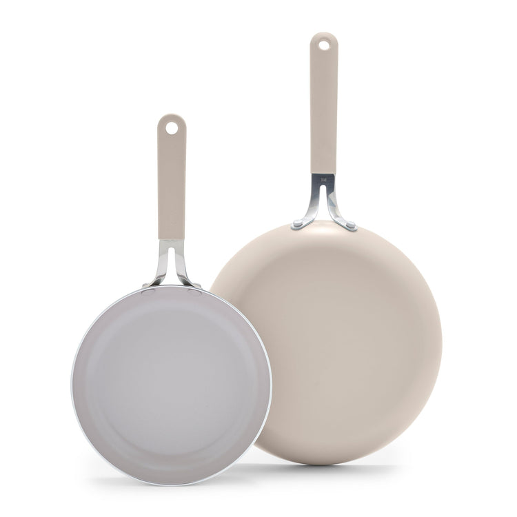 8” & 10” 2 Piece Nonstick Ceramic Frying Pan Set