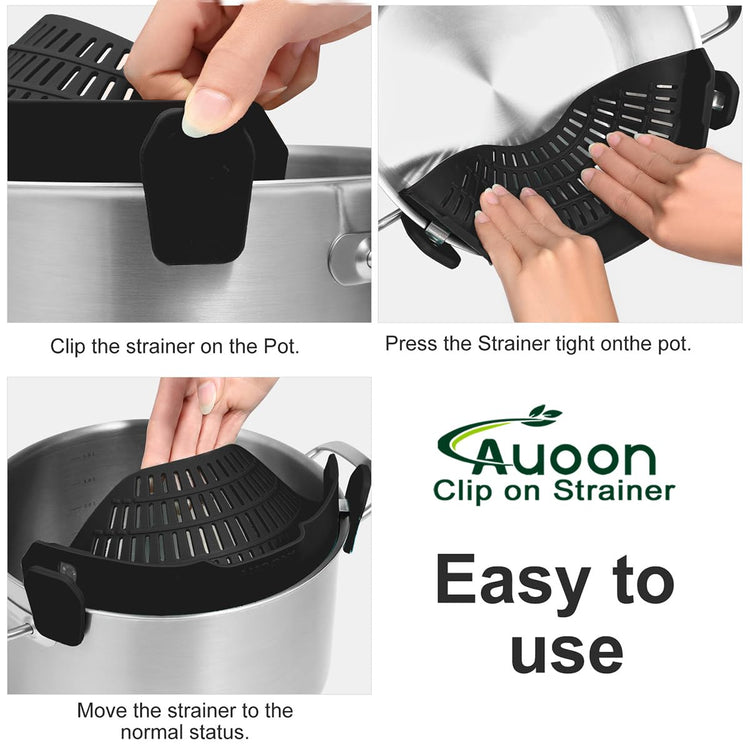 Pot Strainer Clip on Silicone