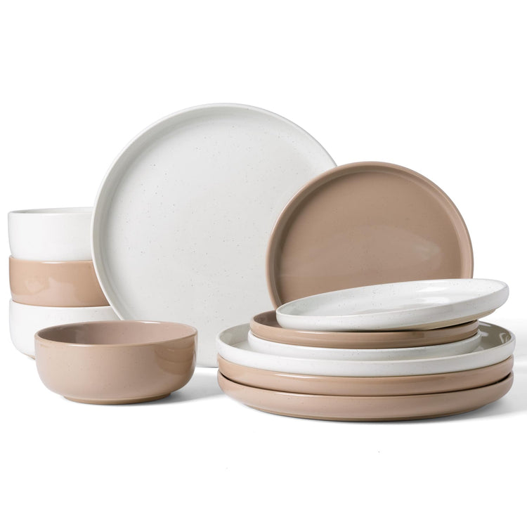 Milkyway 12 Piece Stoneware Dinnerware Set