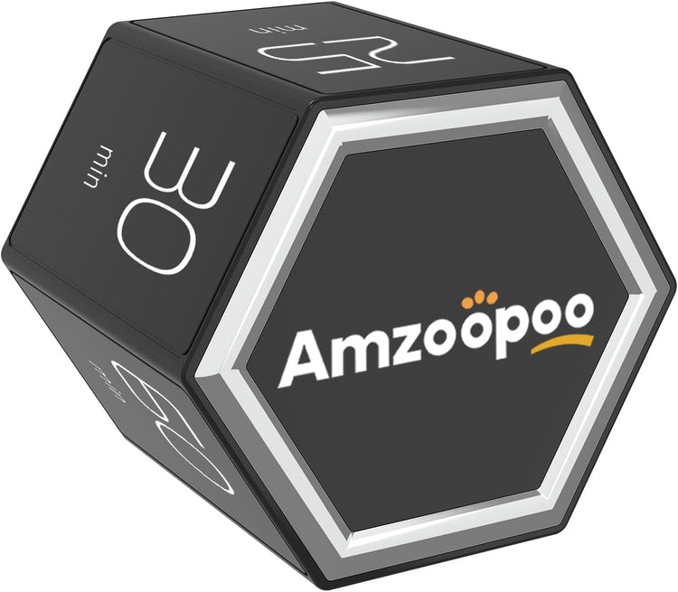 Timer,kitchen timers,magnetic digital visual pomodoro cube countdown timer,1,5,10,25,30,60 min desk productivity flip timers for classroom cooking baking fitness study,easy for seniors & kids