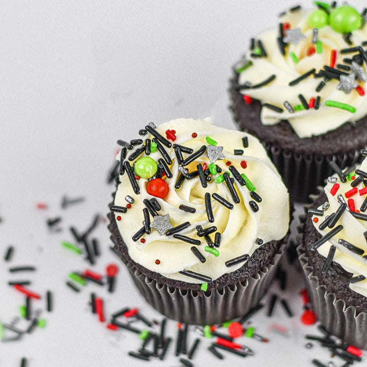Black Space Wars Sprinkles for Cake Decorating