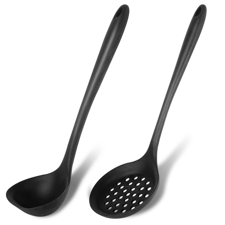 Silicone Soup Ladle Spoon Set of 2 (2 Count)