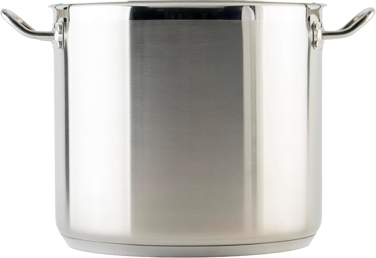 Winware Stainless 20-Quart Steel Stock Pot with Cover, Silver