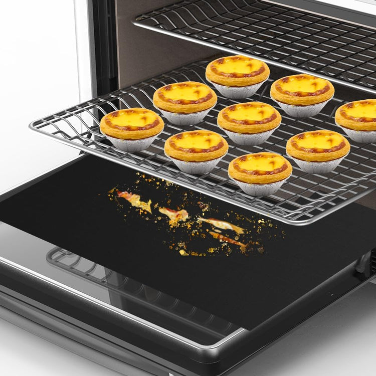 for Ninja Foodi Reusable Air Fryer Liners 12x12inch, 3x Air Fryer Liners+3x Mesh Sheets, Baking/Grill/Microwave, 450ยฐF Square Oven Liners for Ninja SP101/SP201/SP301/SP351 Air Fryer Accessory
