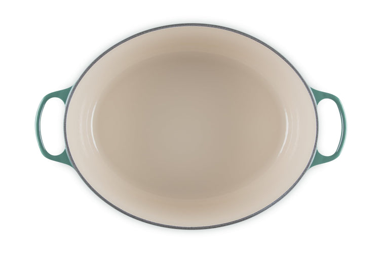 Enameled Cast Iron Oval Dutch Oven
