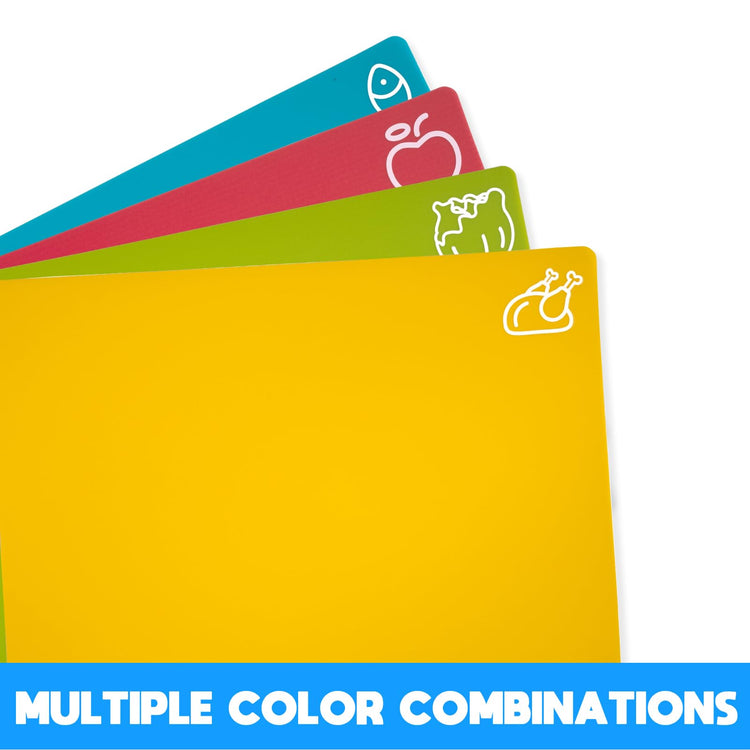 4 Pieces Flexible Cutting Boards (4 Count)