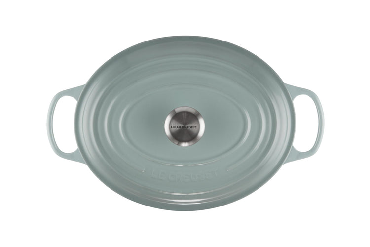 Enameled Cast Iron Oval Dutch Oven