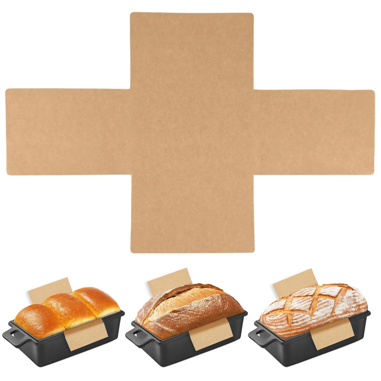 100 Pcs 9x5 in Loaf Pan Liners for Baking Bread Pan Parchment Paper (100 Count)