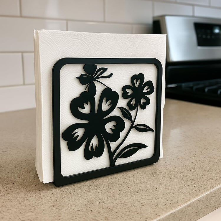 Decorative Metal Napkin Holder Set (2 Count)