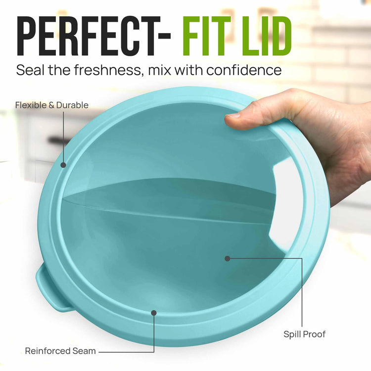 12 Piece Plastic Mixing Bowls with Leak (452.48 Count)