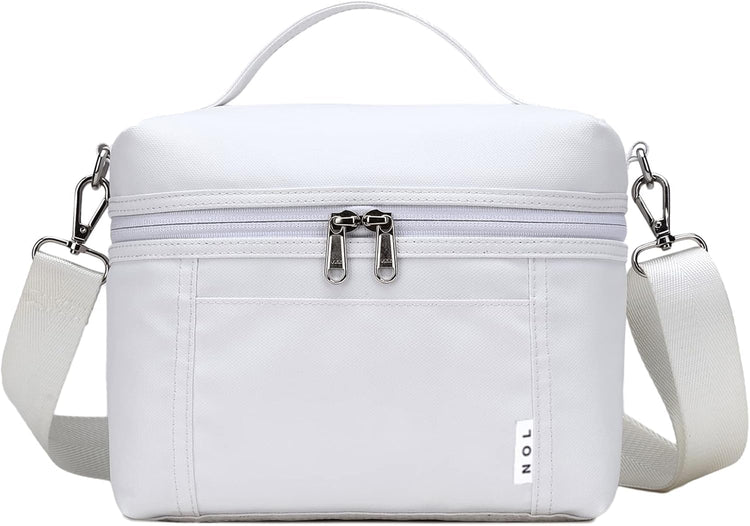 NOL Natural Organic Lifestyle Insulated Lunch Bags for Women Cooler Bag Lightweight Nylon Waterproof Lunch Box For Work
