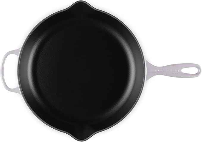 Le Creuset Enameled Cast Iron Signature Iron Handle Skillet, 11.75", Shallot