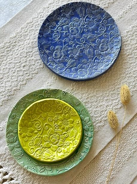 Embossing Rolling Pin VERONICA with Elegant Bloom Pattern