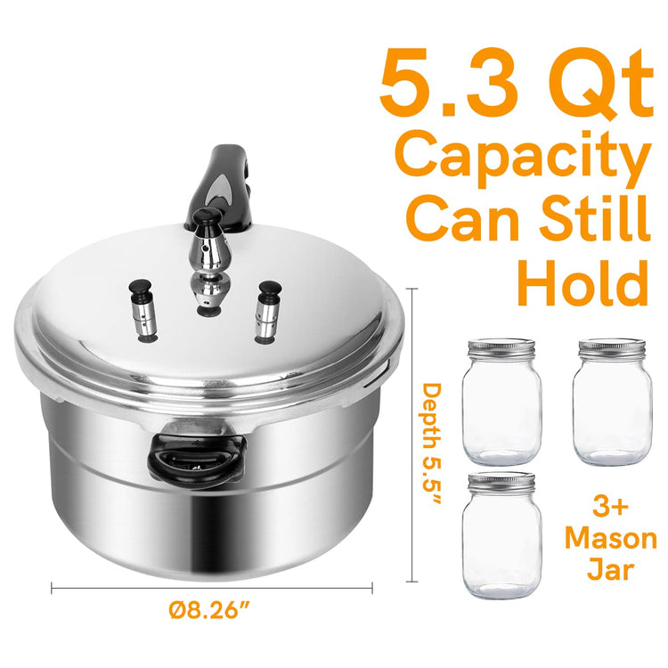 5.3 Qt Stovetop Pressure Cooker & Canner