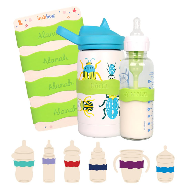 Orbit Labels Silicone Bottle Bands (4 Count)