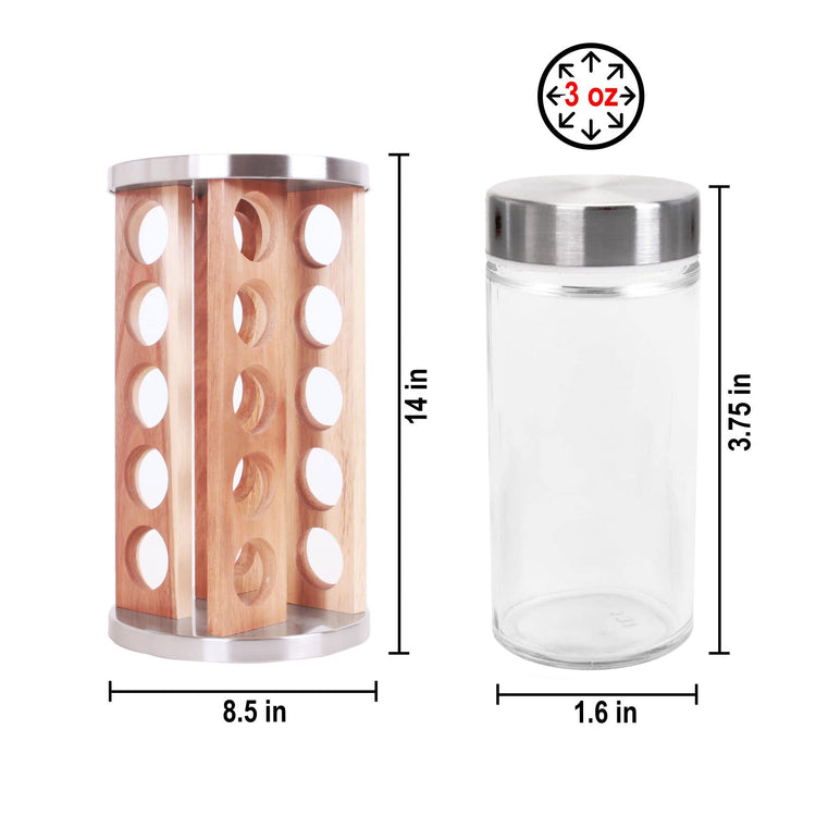 20 Jar Rotating Spice Rack