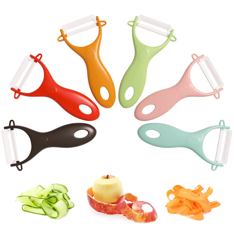 6PCS Vegetable Peeler Set with Sharp Blade