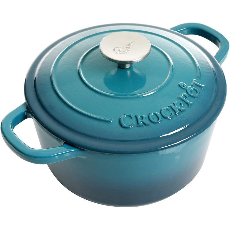 Artisan 3 Quart Round Enameled Cast Iron Dutch Oven