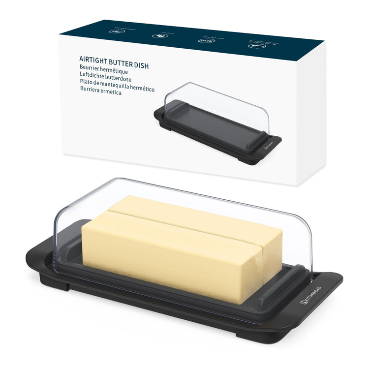 Airtight Butter Dish with Lid for Countertop and Fridge