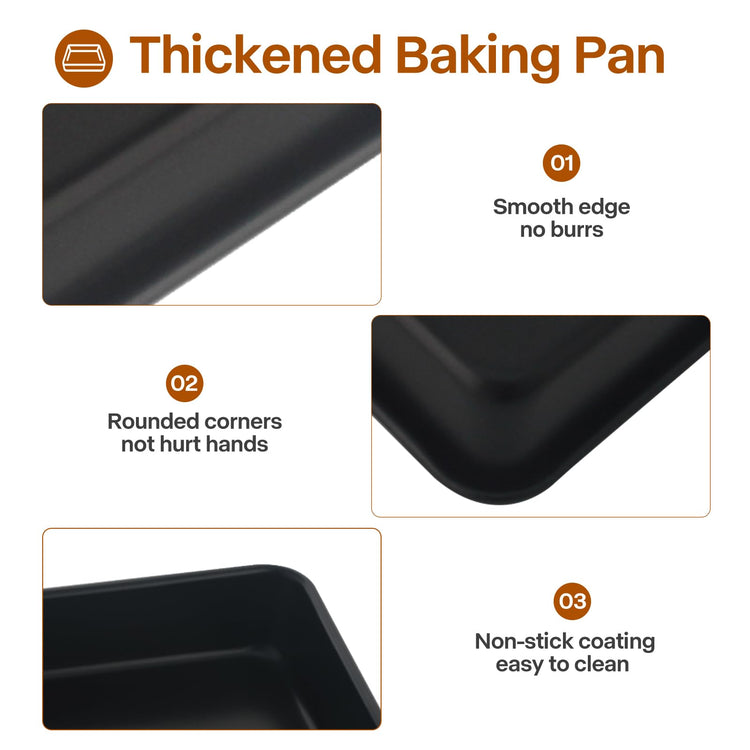 Rectangle Cake Pans (3 Count)