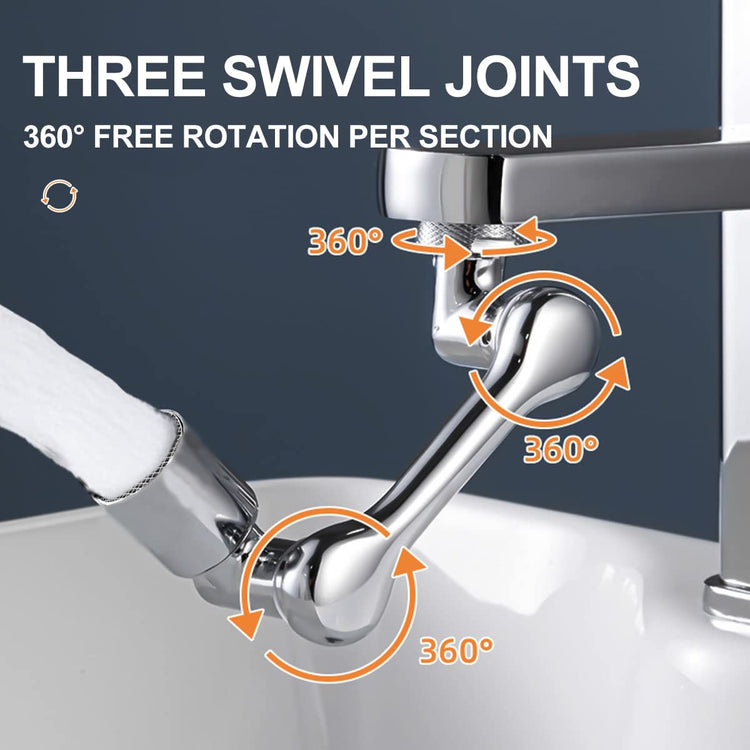 1080° Rotating Faucet Extender Aerator