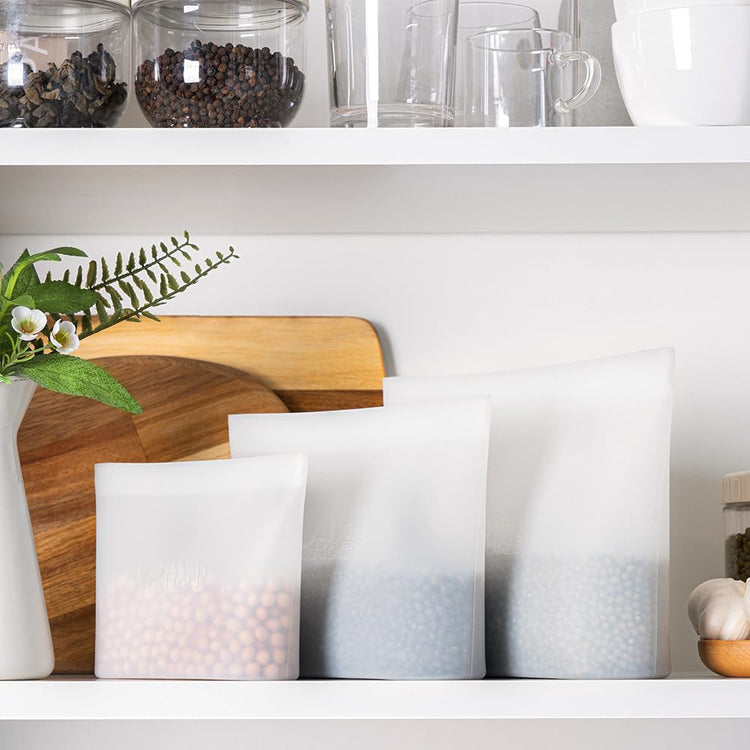 Reusable 100% Silicone Food Storage Bags