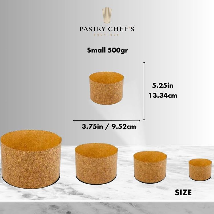 Thin Panettone Paper Pan Mold (12 Count)