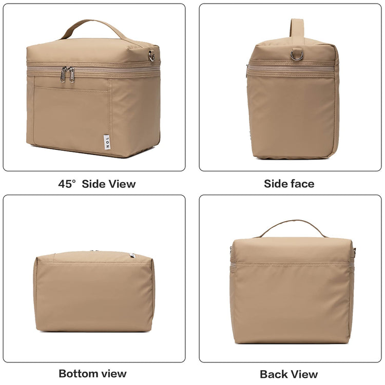 NOL 4L Insulated Lunch Bags for Women Cooler Bag Lightweight Nylon Waterproof Lunch Box for Work
