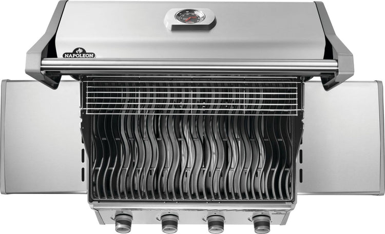Napoleon Rogue 525 Propane Gas Grill, Stainless Steel, Durable 4-Burner Outdoor BBQ