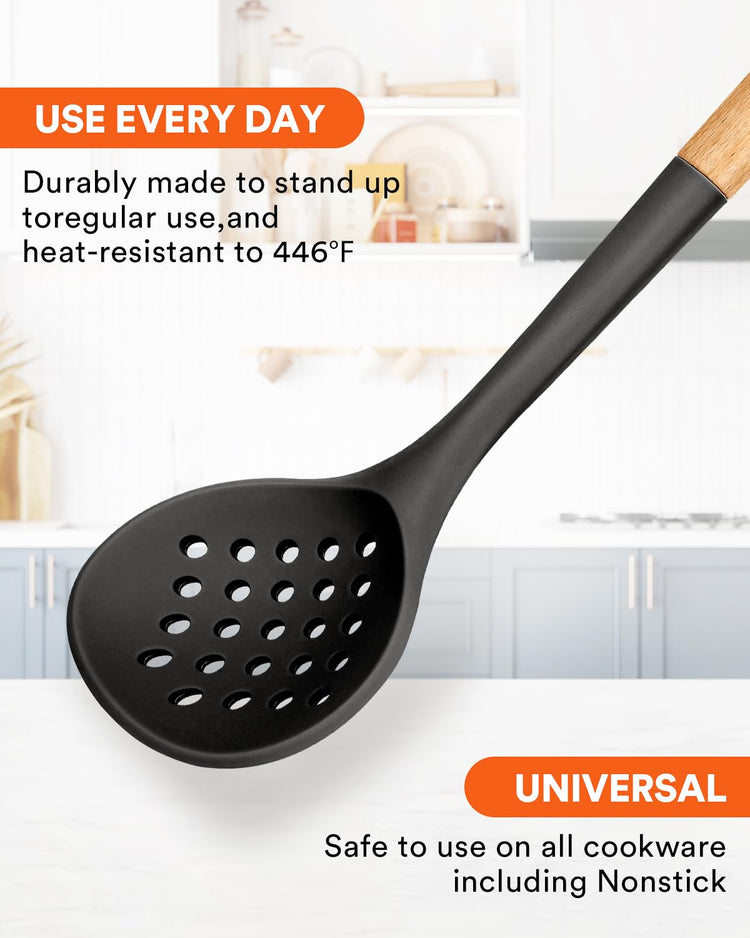 Silicone Kitchen Ladle Strainer