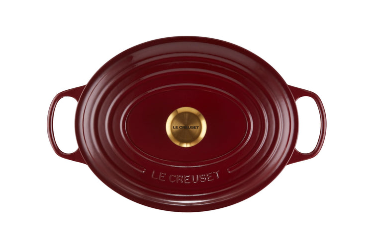 Enameled Cast Iron Oval Dutch Oven
