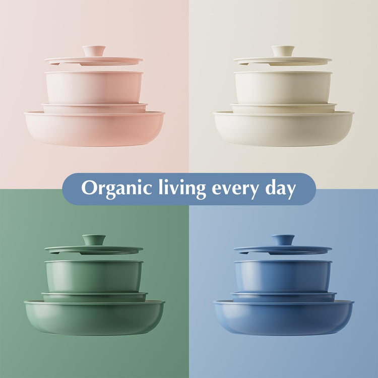 Ceramic Pots and Pans Set Non Stick