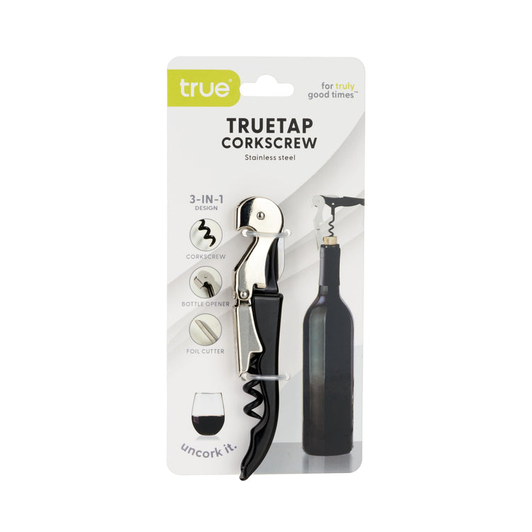 Truetap Double Hinged Waiter's Corkscrew Wine Opener