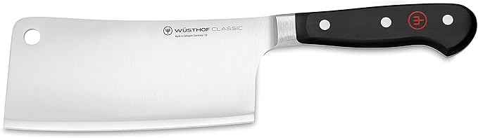 Wüsthof Classic Cleaver, 6-Inch, Black