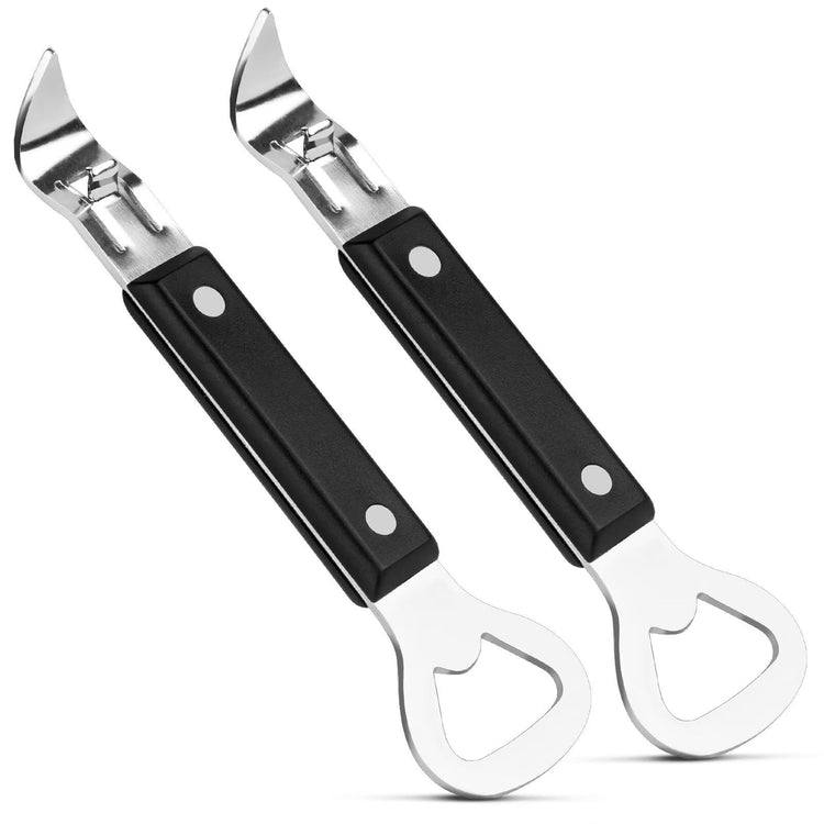 2-in-1 Can Punch Opener & Bottle Opener, 2-Pack, 6.1" (2 Count)
