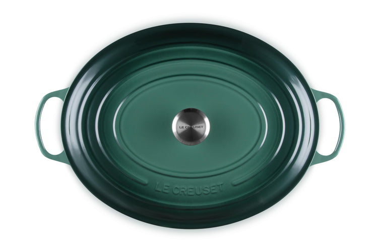Enameled Cast Iron Oval Dutch Oven