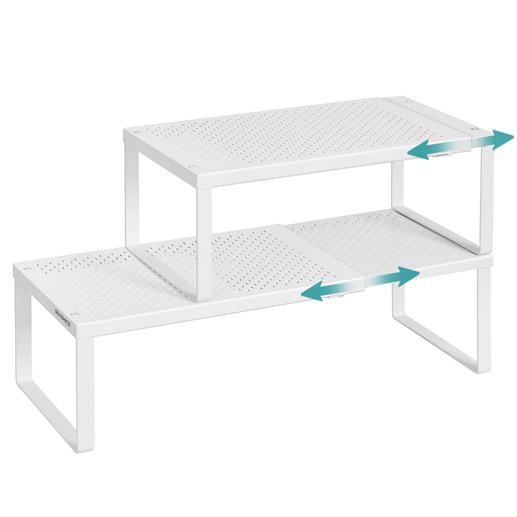 Spice Rack Expandable Kitchen Countertop Shelf (2 Count)