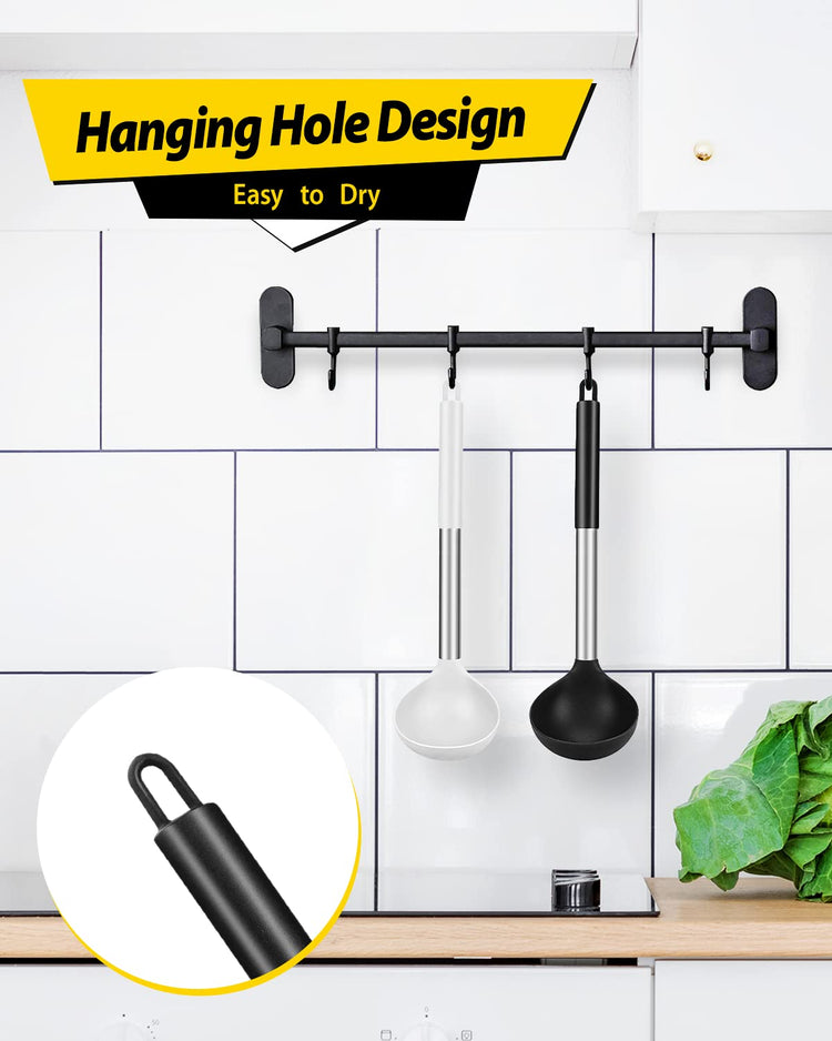Silicone Ladle Spoon Kitchen Utensils (2 Count)